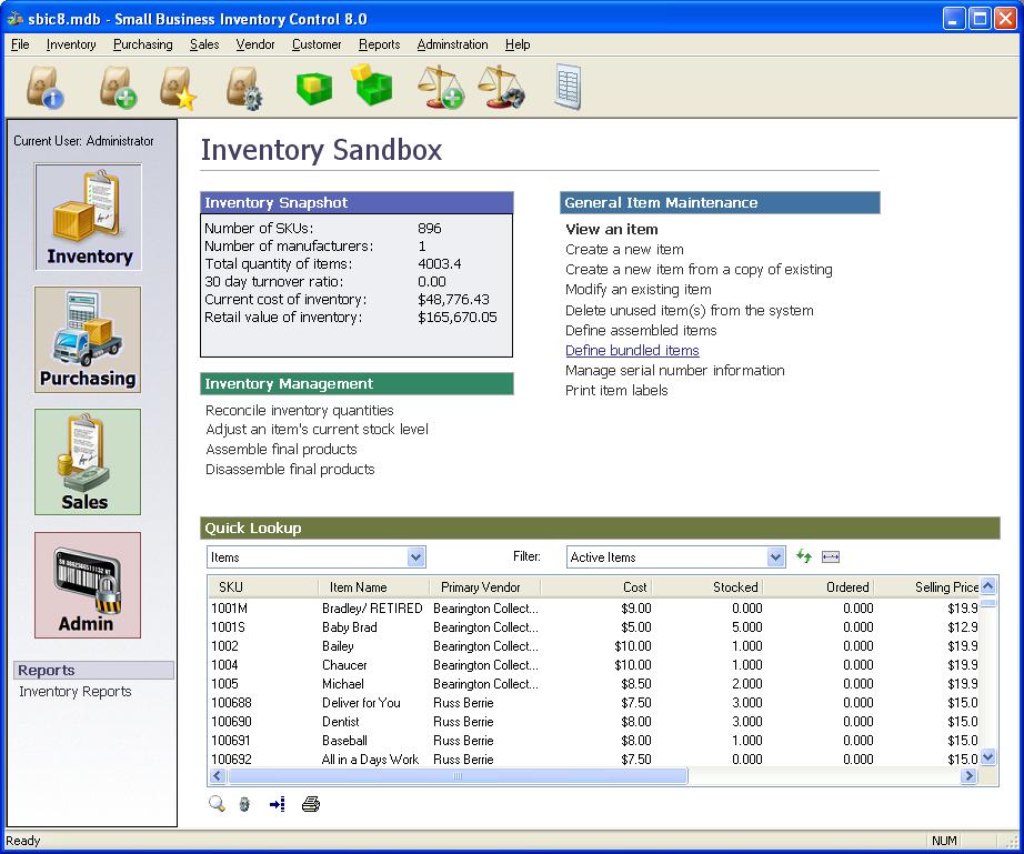 accounting and inventory software for small business free download