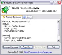 FTP Password Recovery | FileZilla Password.