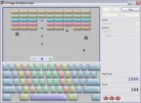 10 Finger BreakOut - Free Typing Game 6.3 screenshot. Click to enlarge!