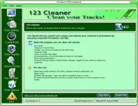 123 Cleaner 6.50 screenshot. Click to enlarge!