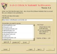 123 Click n Submit Softwares 1.2 screenshot. Click to enlarge!
