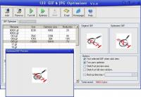 123 GIF/JPG Optimizer 3.0 screenshot. Click to enlarge!