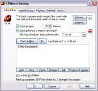 12Ghosts Backup 9.70 screenshot. Click to enlarge!