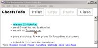 12Ghosts Notepad 9.70 screenshot. Click to enlarge!