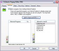 12Ghosts Popup-Killer 9.70 screenshot. Click to enlarge!