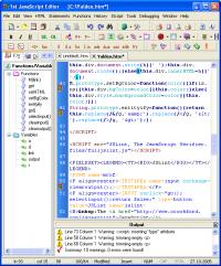 1st JavaScript Editor Lite 3.6 3.6 screenshot. Click to enlarge!