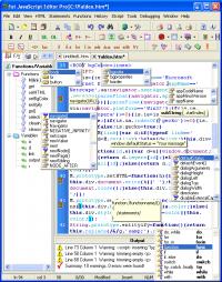 1st JavaScript Editor Pro 2.0 2.0 screenshot. Click to enlarge!