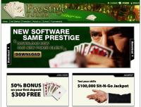 300$ PRESTIGE POKER DELUXE 7.2 screenshot. Click to enlarge!