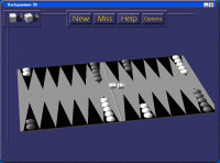 3D Backgammon 1.6 screenshot. Click to enlarge!