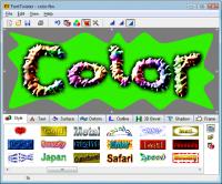 3D FontTwister text & button maker 1.4 screenshot. Click to enlarge!