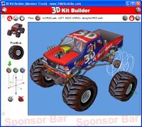 3D Kit Builder (Monster Truck) 3.5 screenshot. Click to enlarge!