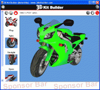 3D Kit Builder (Motorbike) 3.5 screenshot. Click to enlarge!
