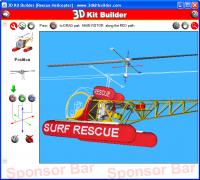 3D Kit Builder (Rescue Helicopter) 3.20 screenshot. Click to enlarge!