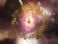 3D Space Clock ScreenSaver 2.3 screenshot. Click to enlarge!