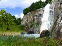 3D Waterfall Screensaver 1.2 screenshot. Click to enlarge!