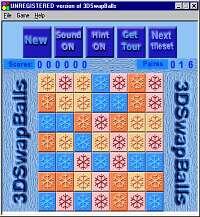 3DSwapBalls 1.82 screenshot. Click to enlarge!