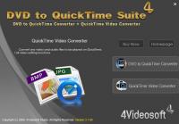 4Videosoft DVD to QuickTime Suite 3.3.26 screenshot. Click to enlarge!