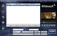 4Videosoft WMV Video Converter 3.3.10 screenshot. Click to enlarge!
