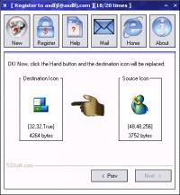 533soft Icon Changer 4.1403 screenshot. Click to enlarge!