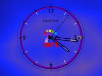 7art Liquid Clock ScreenSaver 1.1 screenshot. Click to enlarge!