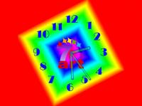 7art Neon Clock ScreenSaver 1.1 screenshot. Click to enlarge!