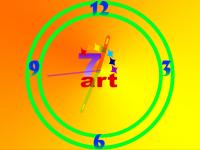 7art Orange Clock ScreenSaver 1.1 screenshot. Click to enlarge!