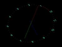 7art Rotary Clock ScreenSaver 1.1 screenshot. Click to enlarge!