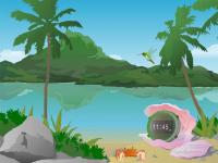 7art Tropical Clock ScreenSaver 1.5 screenshot. Click to enlarge!