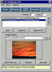 A-1 Wallpaper Pro 1.2 screenshot. Click to enlarge!