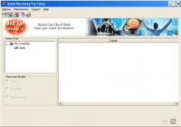 A Data Recovery Software- QR for Linux 10.12 screenshot. Click to enlarge!