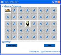 A Game of Memory 1.0 screenshot. Click to enlarge!