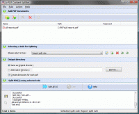 A-PDF Content Splitter 4.9.7 screenshot. Click to enlarge!