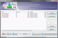 A-PDF To Black/White 3.1.1 screenshot. Click to enlarge!