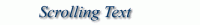 A Scrolling Text Applet - Now Free. 1.1 screenshot. Click to enlarge!