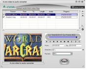 A-one Video To Audio Convertor 7.6.3 screenshot. Click to enlarge!