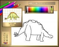 ABC Drawing School III - Dinosaurs 1.11.0424 screenshot. Click to enlarge!