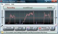 AD Audio Recorder 2.3 screenshot. Click to enlarge!