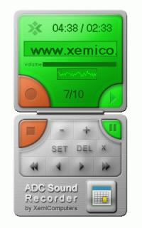 ADC Sound Recorder 3.4 screenshot. Click to enlarge!