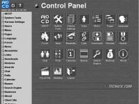 AIOCP (All In One Control Panel) 1.4.001 screenshot. Click to enlarge!