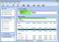 AOMEI Partition Assistant Professional Edition 6.3 screenshot. Click to enlarge!