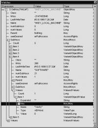 ASP windows registry editor 1.0 screenshot. Click to enlarge!