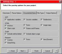 ASPHelp 2.21 screenshot. Click to enlarge!