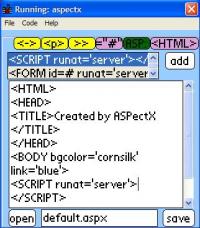 ASPectX 1.4 screenshot. Click to enlarge!