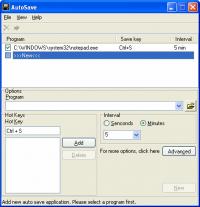 ATopSoft AutoSave 2.40 screenshot. Click to enlarge!