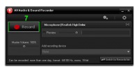 AV Audio 2.0.5 screenshot. Click to enlarge!