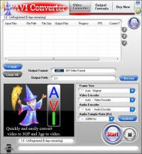 AVI Converter 2.69 screenshot. Click to enlarge!