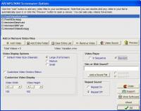 AVI/MPG/WMV Screensaver 3.23c screenshot. Click to enlarge!