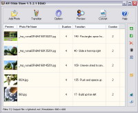 AVI Slide Show 1.7.17.17 screenshot. Click to enlarge!