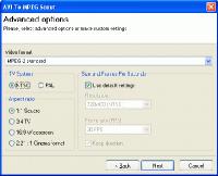 AVI To MPEG Scout 1.00 screenshot. Click to enlarge!