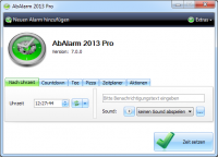 AbAlarm 2015 9.0 screenshot. Click to enlarge!